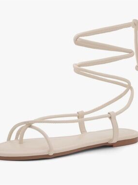 Nude Wrap Sandals